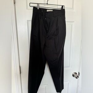 Everlane Black Straight-Leg Trousers
